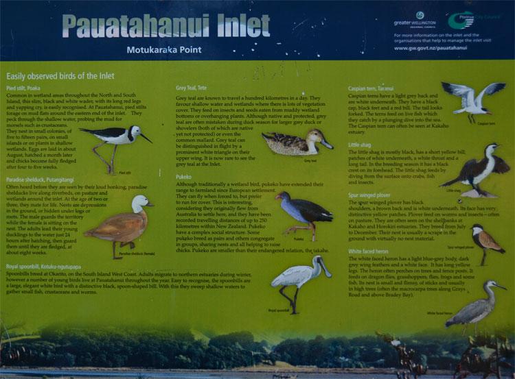 Pauatahanui Inlet sign
