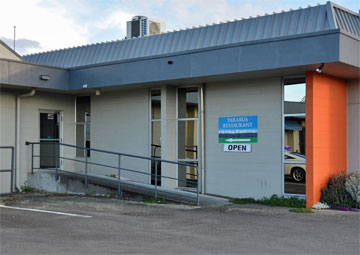 Entrance to the club reception