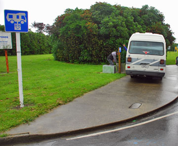 Public dump station in Riverbank Road