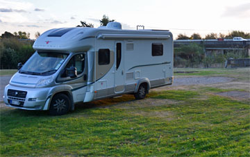 Parking in the reserve