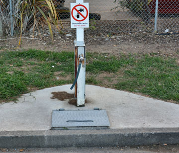 The public dump station