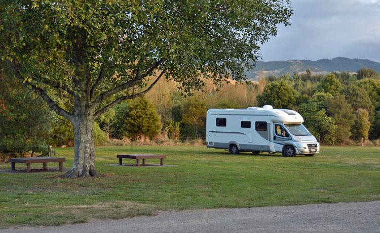 Parking in the reserve