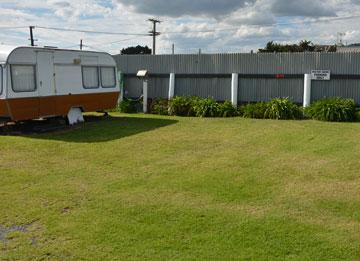 On grass parking for casual visitors