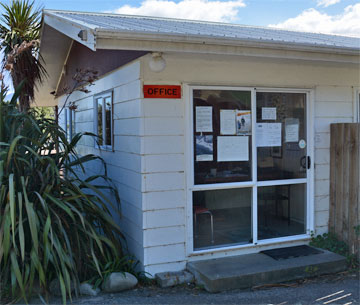 The campsite office