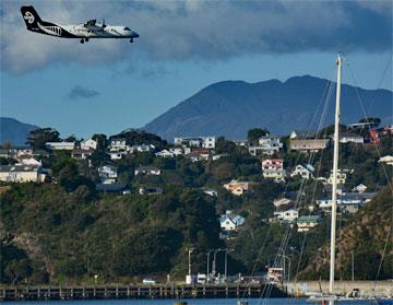 Plane landing