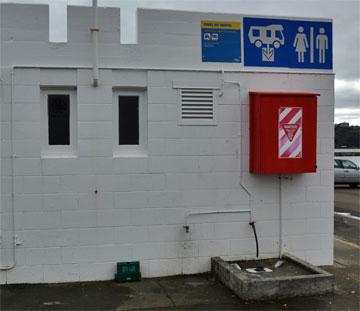 Toilets and public dump station