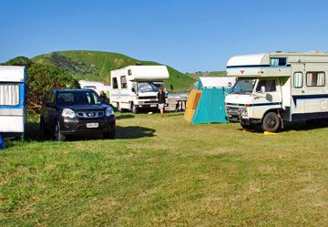 Campsite parking