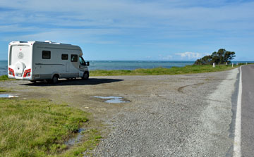 Rest area parking