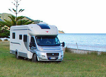 Parking right by the water