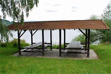 Shelter by the lake front