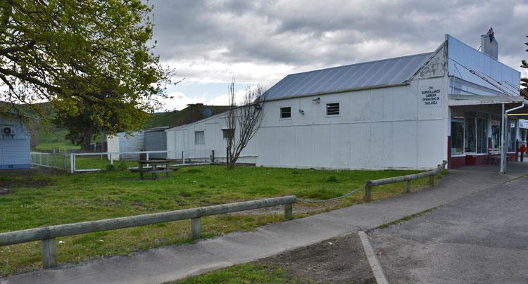 The reserve beside the Nuhaka General Store