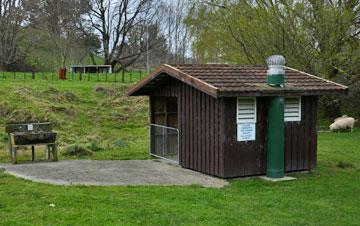 Basic long-drop toilets