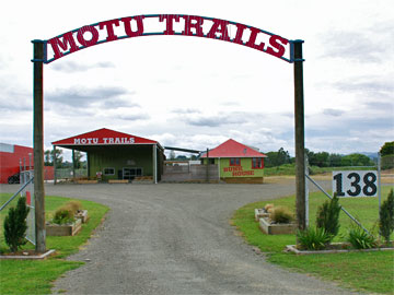 Entrace to the Motu Trails