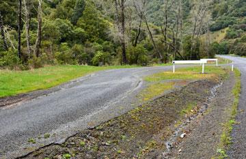 Alternate parking on the other side of the road