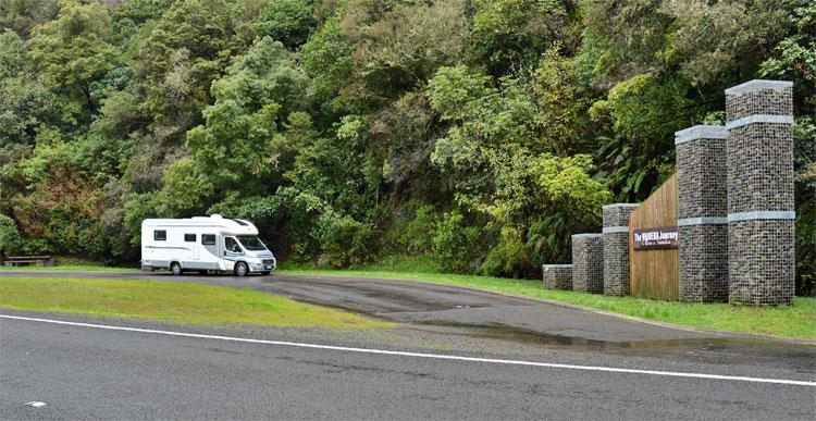 Waioeka Journey parking area