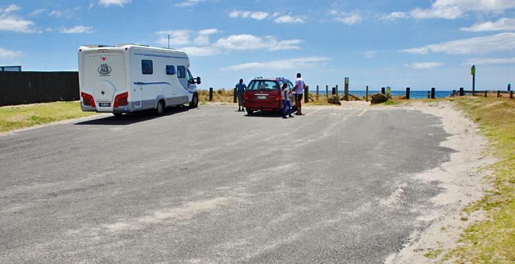 Pukehina carpark