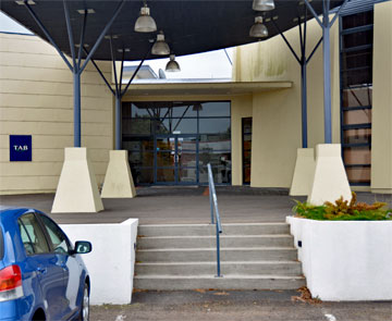 Entrance to the reception and dining area