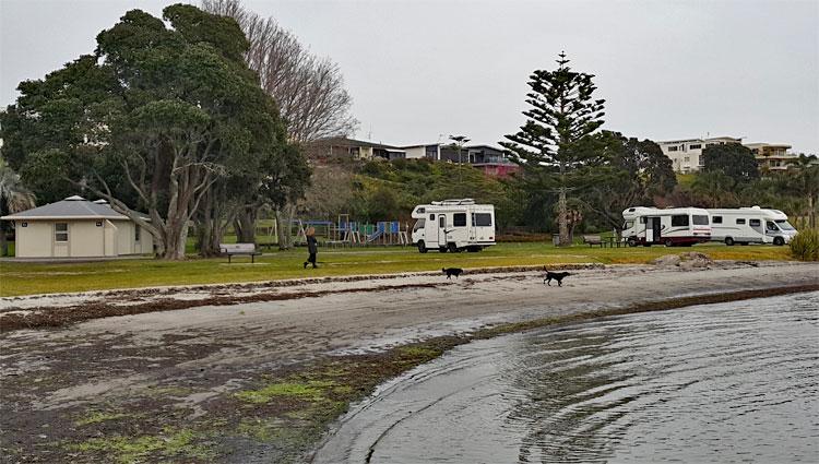 Beach parking