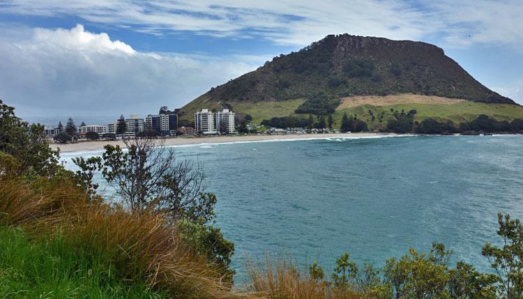 Mt Maunganui from Moturiki Island