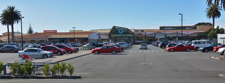 Papamoa Plaza parking