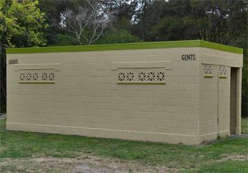 Public toilets - locked up when we were there