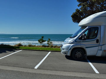 Store parking with a view