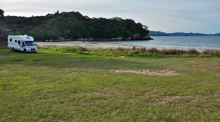 Beachfront parking