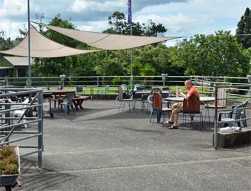 Outdoor dining area