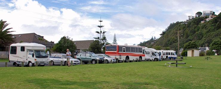 Paku Drive Parking Area just out of Tairua