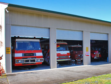 Restored fire engines