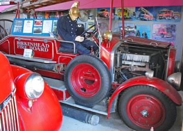 A very early restored fire engine