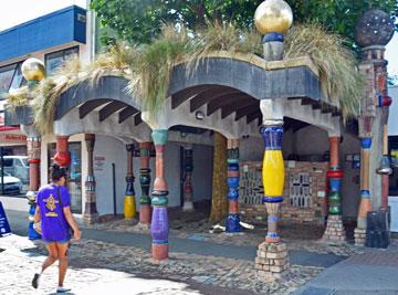 Hundertwasser's unique design for the public toilets